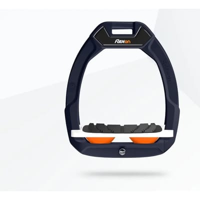 Veiligheidsstijgbeugels Rijden Hellend Grip Marine/Wit/Oranje Flex-On Safe-On