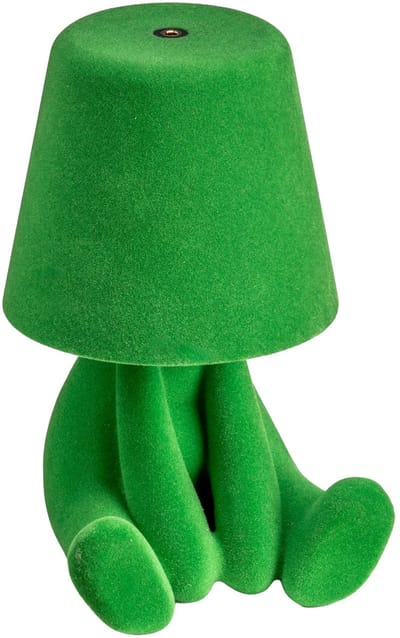 Luxus Europe - Bins Brother Tafellamp Groen Mr Where - Decoratieve LED Designlamp - Draadloos - Dimbaar - 3 Lichtkleuren - Touchbediening
