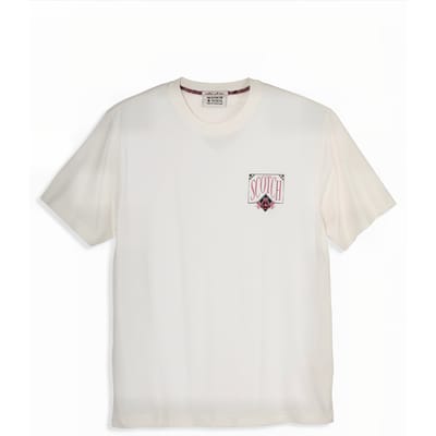 Scotch & Soda Relaxed Fit Ss Graphic Tee Swan Taglia: S | T-shirt stampate Outlet | Uomo
