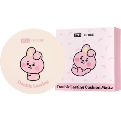 ETUDE BT21 Double Lasting Cushion Mat Neutral Beige 1 Finish [Etude Official] stuk/Cushion Foundation/Foundation/Mat