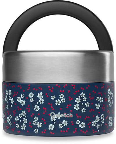 Qwetch Lunchbox handvat Geïsoleerd - Hanami Blauw