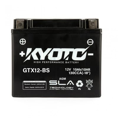 Batterie SLA Kyoto pour Scooter Piaggio 300 VESPA GTS HPE IE ABS E4 2018 à 2020 Neuf
