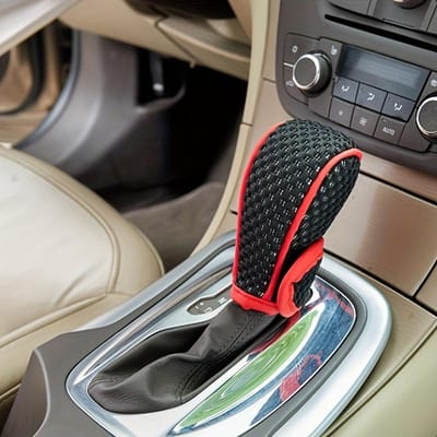 Auto Versnellingspookknop Cover Voertuigen Interieur Decoratie Accessoires Handremmen Beschermhoezen Comfortabele Grip Voor Automatische Versnellingspook Cover black