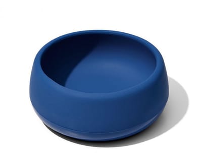 OXO tot Silicone Kom -Babybord- Bord Baby - Servies baby - Bordje- Babyservies- Kommetjes - Navy