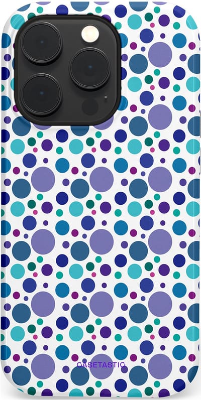 Casetastic Hoesje Geschikt voor Apple iPhone 14 Pro Magsafe - Stijlvolle Beschermende Duo-layer Case - Bubble blauw
