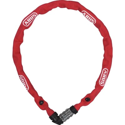 Fietsslot ABUS Kettingslot - 1200 Web - Security level 3 - rood - 60 cm - Geschikt voor kinderfietsen