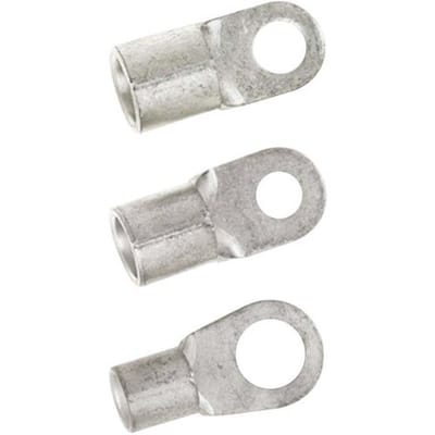 LAPP 63204245 Ringkabelschoen Zonder isolatie Dwarsdoorsnede (max.): 10 mm² Schachtdiameter: 6.5 mm Ongeïsoleerd Metaal 100 stuk(s) Piece