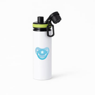 Hacebo® - speen waterfles met draaidop groen - Baby - Baby's - Cadeau - blauwe speen - water fles - 850ML