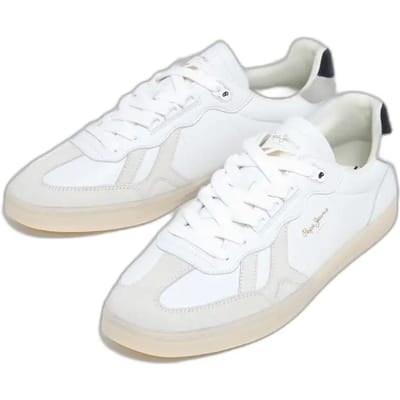 Pepe Jeans Heren Sneaker Ball Club | Wit | Maat: 42