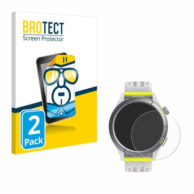 BROTECT - Screenprotector voor Huami Amazfit Cheetah - Folie Beschermfolie transparant 2 Stuks