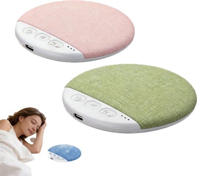 2 Stuks Slaapkussenluidspreker - Slaapsprekers - Bluetooth-Luidspreker Voor Onder Het Kussen - Mini-Slaaphulpmiddel Met Botgeleiding - Met Rustgevende Geluiden En Slaaptimer - Ultradunne Luidspreker - Witte Ruis - Roze, Groen