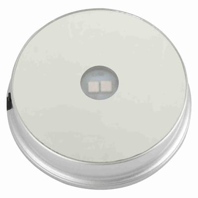 Dailygoods - Kristallen Voetstandaard - Kleurrijke LED-displayvoet - Decoratieve standaard voor glaskunst - 10 x 10 x 10 cm - Creatieve verlichting -...