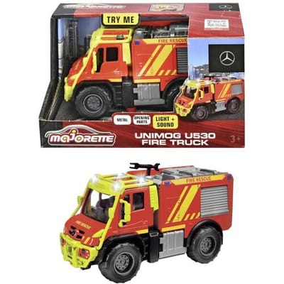 Majorette Hulpdienstvoertuig Mercedes Benz Unimog U530 Fire truck Kant-en-klaar model Personenauto (model)