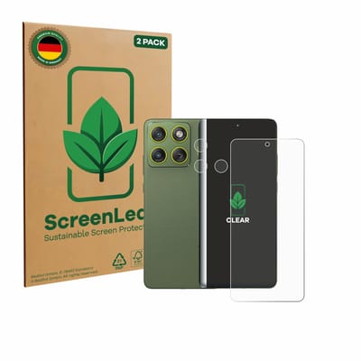 2 Stuks Screenprotector voor Motorola Edge 70 (Voor+Camera) - Hoogwaardige Beschermfolie transparant
