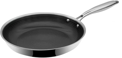 BE Living Hybride Koekenpan - Ø 26 cm - Keramisch - Inductie Pan - PFAS Vrij Anti Aanbak - Bakpan - Circlad Series