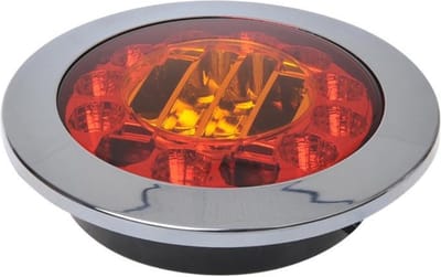 ProPlus Achterlicht aanhangwagen - 3 functies - 24 LED - waterdicht - chroom - 122 mm