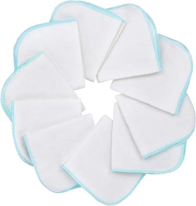 Babywashandjes van Katoen 10 Stuks - Zachte, Veilige en Multifunctionele Babydoekjes