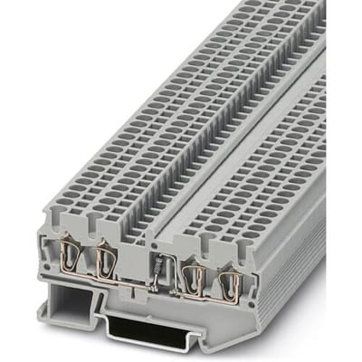 Phoenix Contact 3036233 Componentenserieklem 5.2 mm Spanveer Grijs 50 stuk(s)