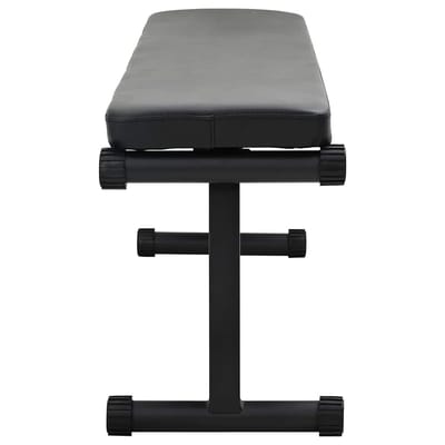 vidaXL - Gewichtbank - Zwart - 108 - x - 27 - x - 41 - cm - Gepoedercoat - staal