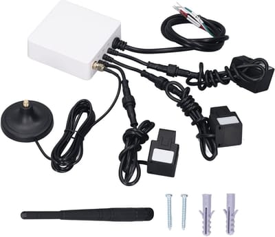 Energiekostenmeter - Driefasige Meter - Energie Monitoren - Met WIFI Connectie - 3 x 500A - Zwart