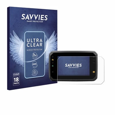 Savvies - Screenprotector voor Honda Hornet CB1000 SP 2025 - Folie Beschermfolie transparant 18 Stuks