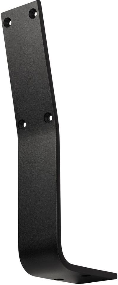 SOTECH Rugleuninghouder TAB Roestvrij staal zwart mat Profil 60 x 8 mm Hoogte: 323,5 Diepte: 123 mm Rugleuning Rugleuningsteun voor bank & Beter