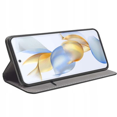 Jaym, Hoesje geschikt voor Honor 90 5G - Magnetisch Folio met Standaard, Zwart