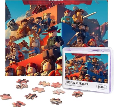Gepersonaliseerde Puzzel - Foto Legpuzzel - Ontspanning Thuis - Met Opbergtas - 52 x 38 cm - Thema Kleurrijk