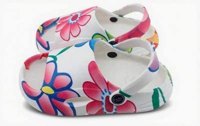 ATTREZZO® Slippers - Badslippers - Klompen - Clogs - Kinderen - Maat 30-31 - Bloemen