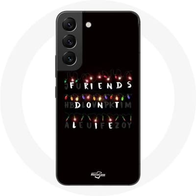 Coque - Stranger Things - Samsung Galaxy S21 FE - Noir - Souple - Protection chocs et rayures