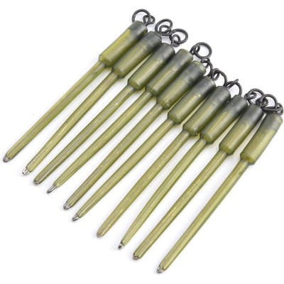 10 STUKS Vis PVA Zakjes Stelen Insteekuiteinde Eindterminal Lange Buis Draadconnector Tackle