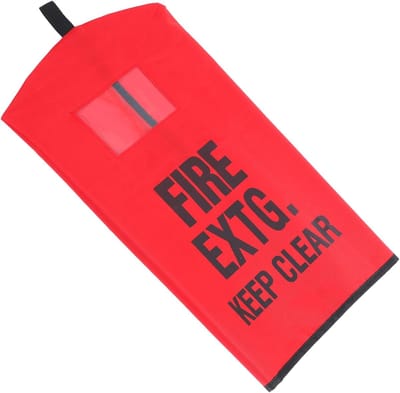 Brandblusserhoes - Beschermhoes - Veiligheid Buiten - Vorst en Waterdicht - 58x32x0.2cm - Rood