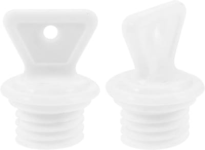 2 Stuks Warmwaterkruik Stoppen - Lekvrije Draagbare Rubber Sluitingen