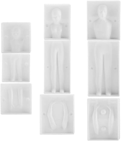 Herbruikbare 3D Cakevorm voor Mensen - Perfect voor Taartdecoratie, Suikerwerk en Fondant Creaties