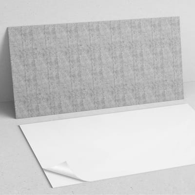 Coloray Wandpanelen Zelfklevend - Betonstructuur met tekeningen PVC Wandpaneel - 100 cm x 50 cm - Grijs Wandbekleding Zelfklevend - 1 stuk - Texturen Wandpanelen Zelfklevend - Wandpanelen Keuken - Wandpaneel Badkamer