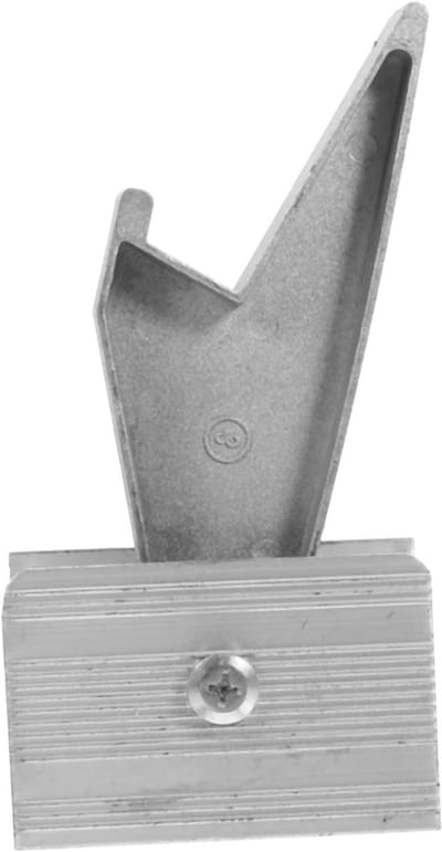 Ladder Stabilisator - Vervangingsonderdeel Sport - Ladder Ondersteuning - Stevige Aluminium Constructie - 14 x 7 x 4.3 cm - Zilver
