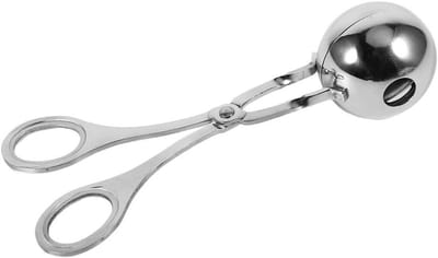 Gehaktbal Clip - Vleesbal Maker - Keuken Hulp - Roestvrij Staal - 4.5 cm Bal - Zilver
