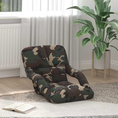 vidaXL - Verstelbare - Vloerstoel - met - Armleuning - 5 - Posities - Stof