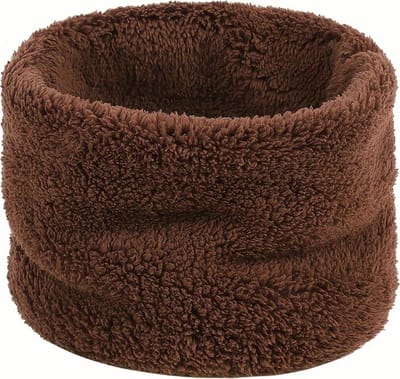 Nivard Nekwarmer - Dames - Fleece - Motor - Bandana - Masker - Colsjaal - Sjaal - Gewatteerd - Skiën - Winter - Casual - Koffie