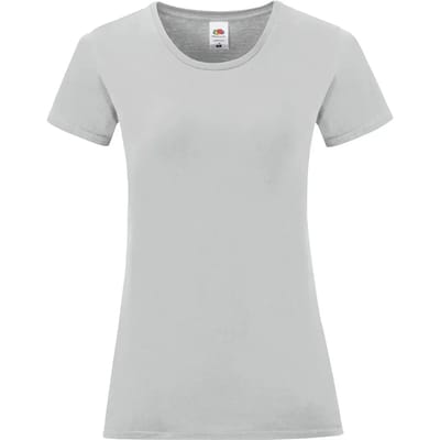 Dames-T-shirt Fruit of the Loom Iconic 150