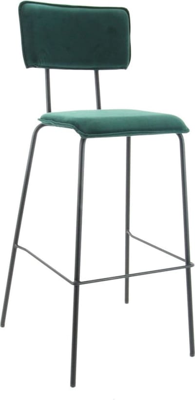 Workliving Barkruk Hoog Bo - Velvet Forest - 82 CM