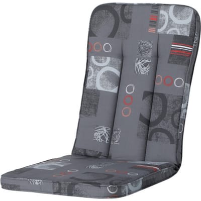 Madison - Tuinstoelkussen - Lage Rug - Exelsior/primero/Balero Kussen - Bob Grey - 110x48 - Grijs