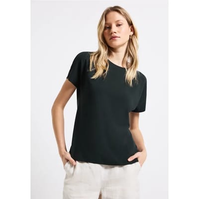 Shirt in effen kleur