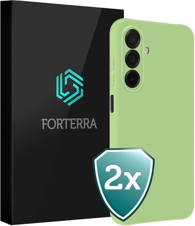 Hoesje 2 Stuks - Geschikt voor Samsung Galaxy A26 - Sterk & Shockproof - Back Cover - Case Siliconen - Telefoon Hoes - Groen