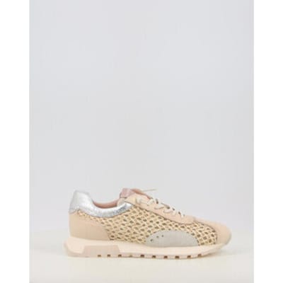 Hispanitas RHV264741 C004 Sneakers Beige Leer en Mesh Dames - Beige - 37