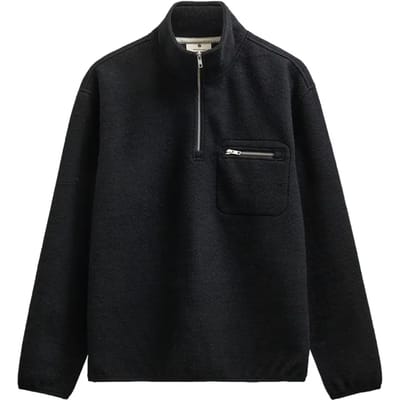 Sweater met halve rits Anerkjendt Toni