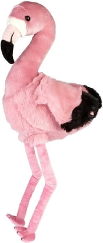 Ravensden Grote pluche roze flamingo knuffel - 74 cm - Vogel knuffels - Speelgoed voor kinderen