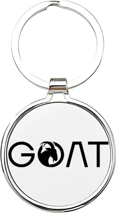Akyol - Goat Sleutelhanger - geit - Dierenliefhebbers - Lammetje - dieren - Geiten sleutelhanger - 4 x 7,5 CM