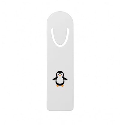 Hacebo® - Pinguins metalen boekenlegger - Pinguïn - Dieren liefhebbers - Vogels - noordpool Bladwijzer boekenleggers - 12.7 cm x 3.2cm