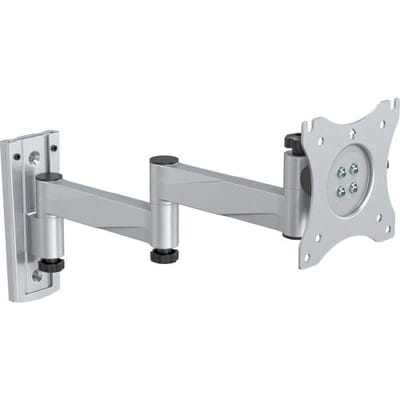 SpeaKa Professional SP-WMM-202 Wandbeugel voor monitor Aantal monteerbare displays: 1 Display(s) 33,0 cm (13) - 76,2 cm (30) Zilver Kantelbaar,